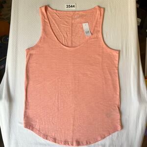 Gap Women Foreversoft Tank Top Size M Light Peach Sleeveless Summer NWT
